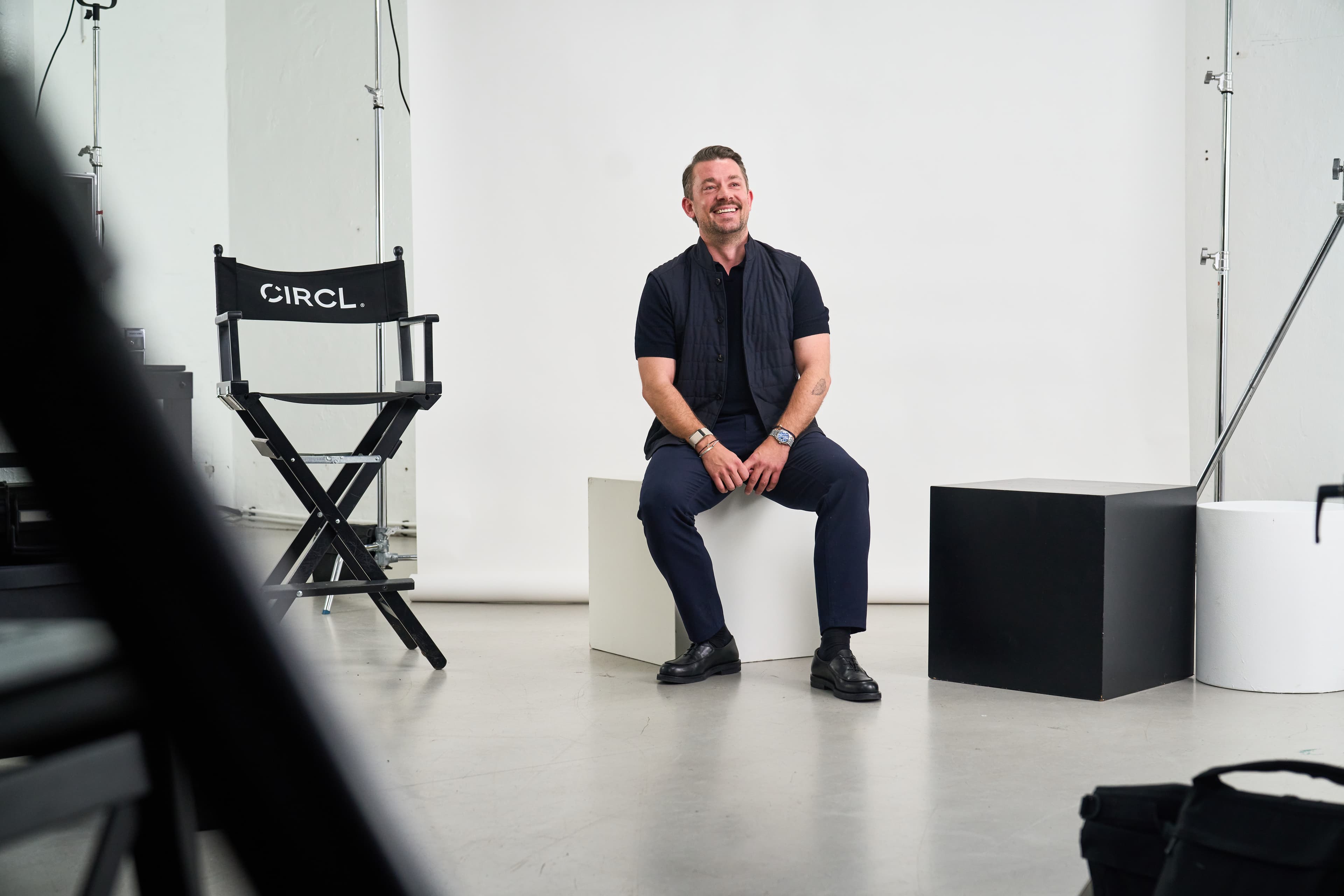 Jonas van Blanken im CIRCL Studio